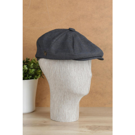 قبعة رجالية موسمية بلون دخاني موديل انكليزي كارويات