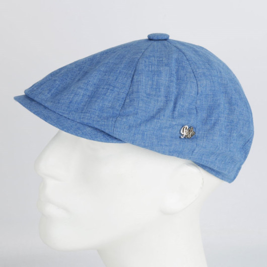 Seasonal Navy Blue British Style Men's Hat