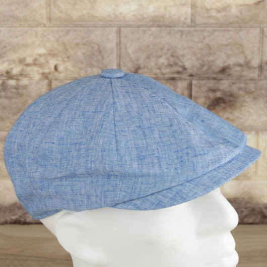 Seasonal Blue British Style Men's Hat