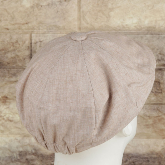قبعة رجالية موسمية موديل انكليزي بلون ترابي