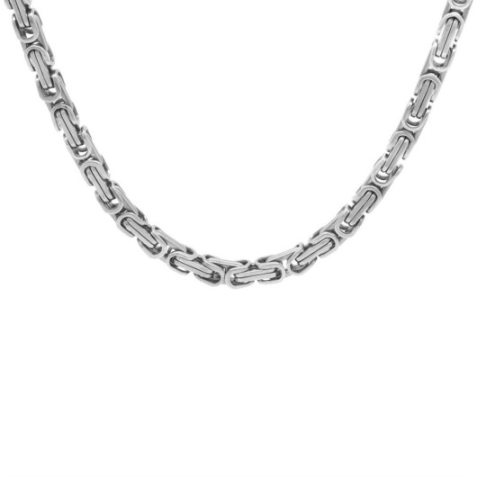 Silver Color Thickness 5 Mm 317L Steel King Chain