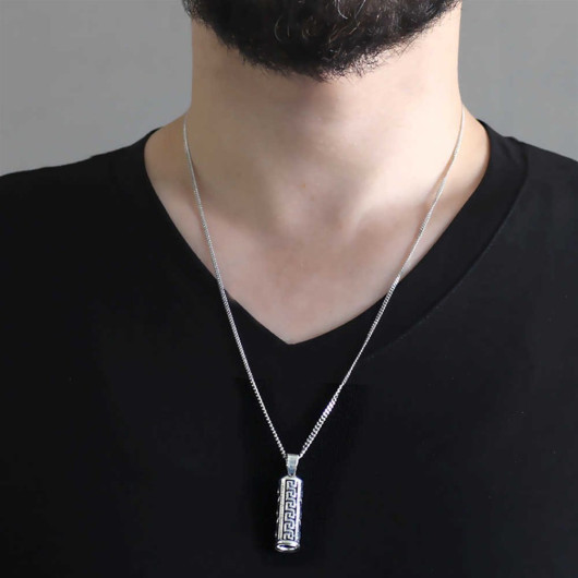 Style Design 925 Sterling Silver Men's Necklace