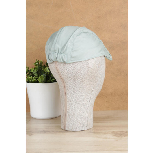 قبعة (طاقية) صيفية للرجال لون اخضر مائي