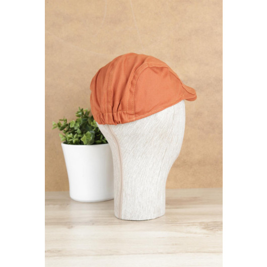 قبعة (طاقية) صيفية للرجال لون برتقالي
