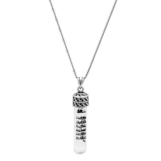Zamzam Water Filled 925 Sterling Silver Necklace