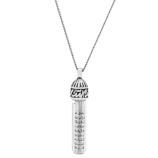 925 Sterling Silver Necklace Filled With Zamzam Water