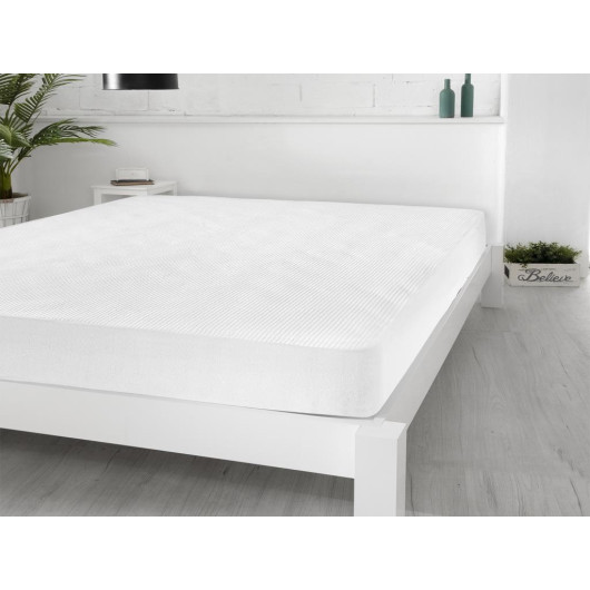 3D Quilted Liquid Proof 90X190Cm Fitted Single Mattress