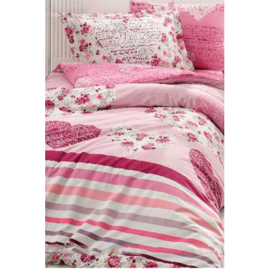 Bella Lilac Single Quilted Duvet Cover Set