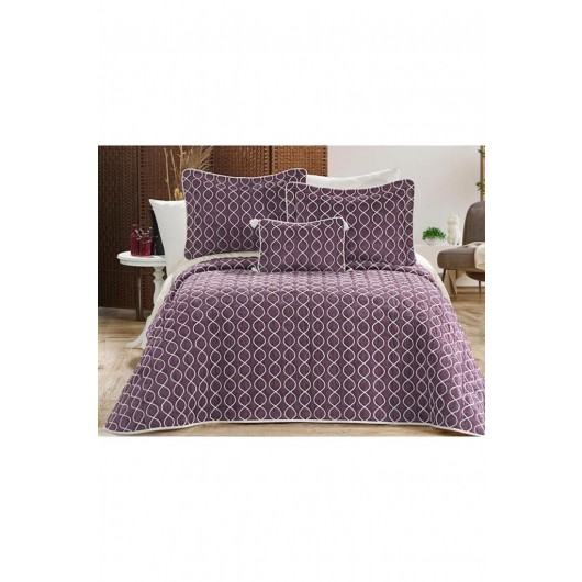 Brillance Double Bedspread Lilac
