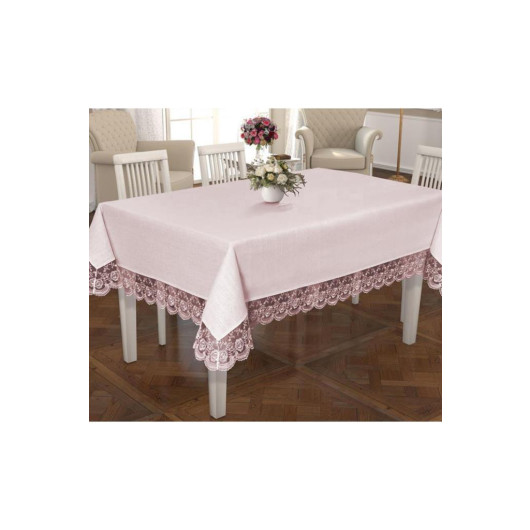 Cover/Tablecloth Powder/Light Pink Çeyiz Diyarı Kure