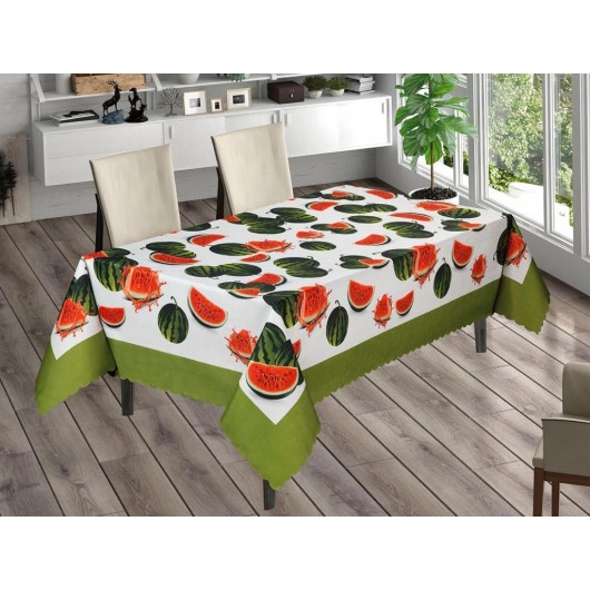 Tablecloth For The Kitchen And Garden Square, Measuring 140X140 Cm Çeyiz Diyarı Punnet