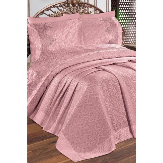 6-Piece Comforter Set, Light Pink Color