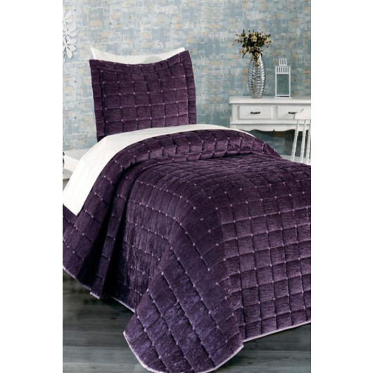 Çeyizdiyarı Laila Single Bed Cover/Mattress Purple