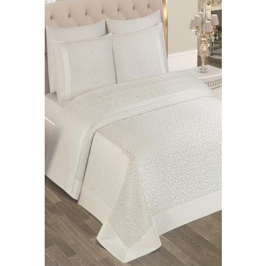 6-Piece Comforter Set In Cream Color