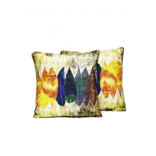 Two-Piece Velvet Cushion Cover With A Zipper