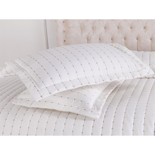 Cream Dublin Quilted Double Bedspread