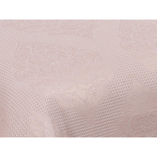 طقم مفرش سرير مفرد من القطن اللون زهري كاشف