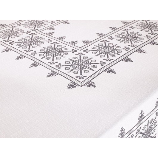 Sultan Silver Cross Stitch Tablecloth/Cover