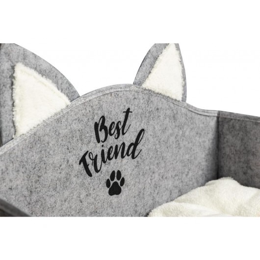 Cat Dog Bed Gray