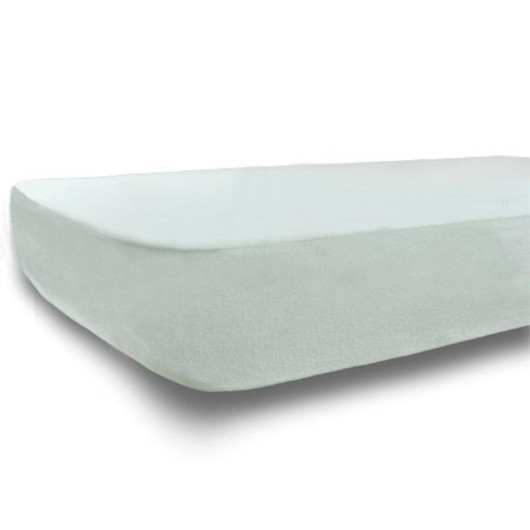 Fluid-Resistant Cotton Single Mattress/Bed Cover, 100X200 Cm