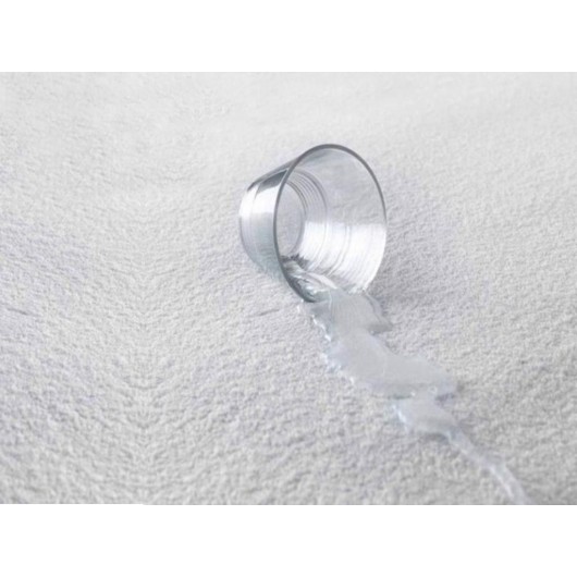 Fluid-Resistant Cotton Double Mattress/Bedspread, 180X200 Cm