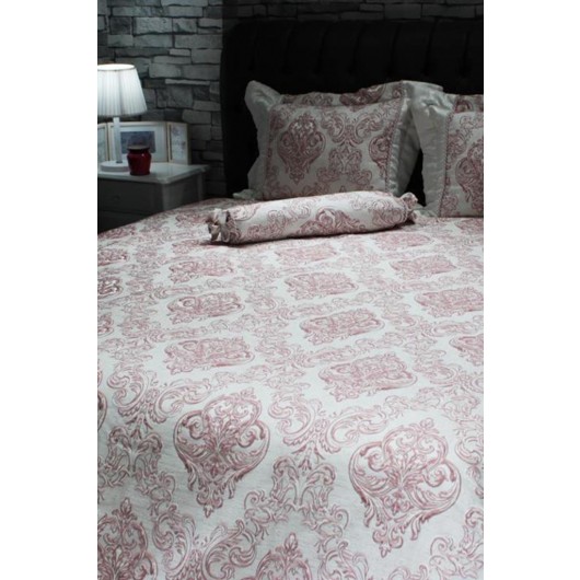 Bedspread For Double Bed In Serenat Powder/Light Pink