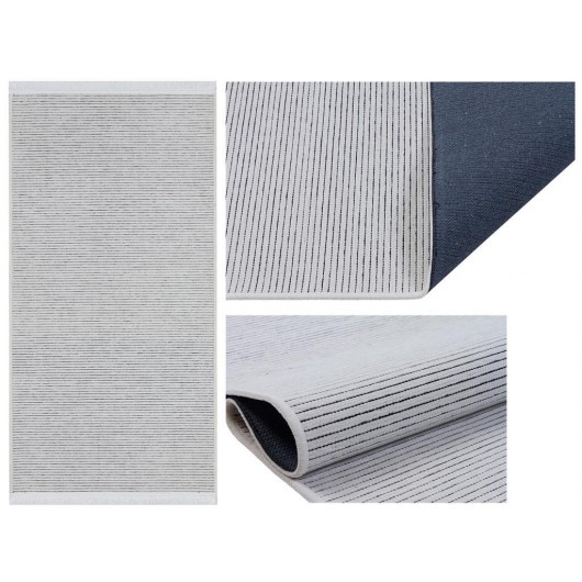 Rectangular Non-Slip Carpet In Acro/Off White/Light Cream Color Sultan