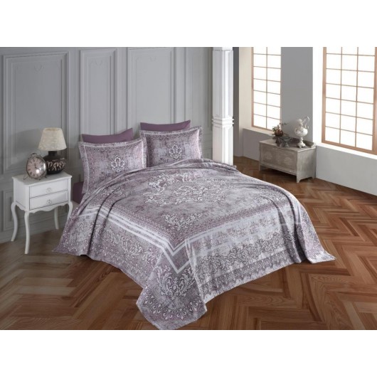 Double Chenille Bedspread, Yuliya Purple Color