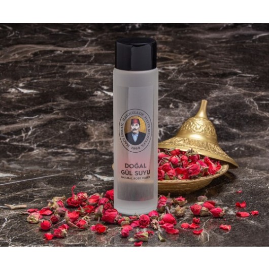 Rose Water In A Luxurious Glass Bottle From Hafez Mustafa 190 Ml
