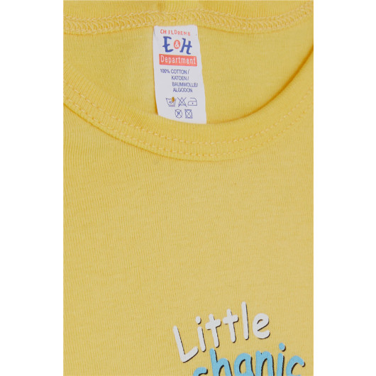 Baby Boy Snap Fastener Body Small Repairman Yellow (9 Months-3 Years)