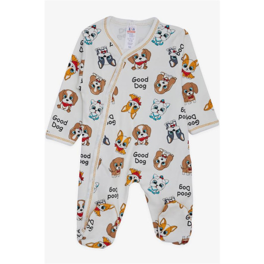 Baby Boy Hospital Release Set Of 8 Cute Baby Puppy White (0-3 Months)