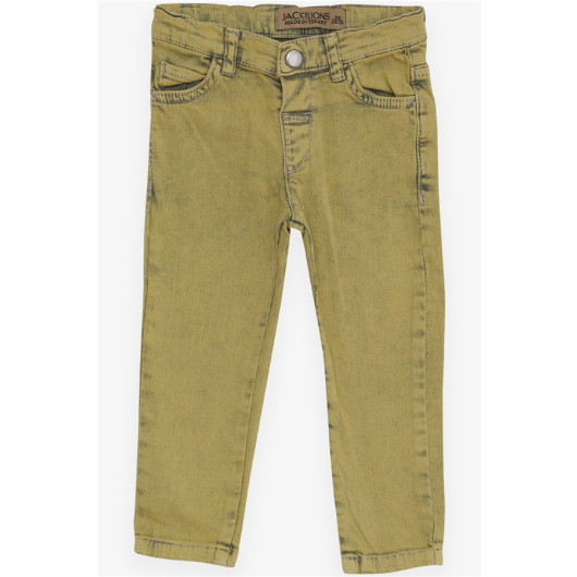 Baby Boy Jeans Pistachio Green (9 Months-5 Years)