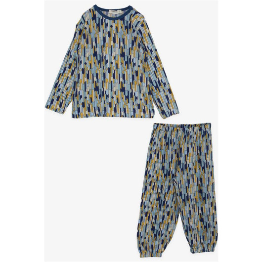 Baby Boy Pajama Set Patterned Mixed Color (9 Months-3 Years)