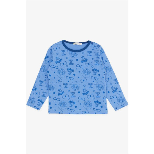 Baby Boys' Space Print Pajama Set, Blue (9Mths-3Yrs)
