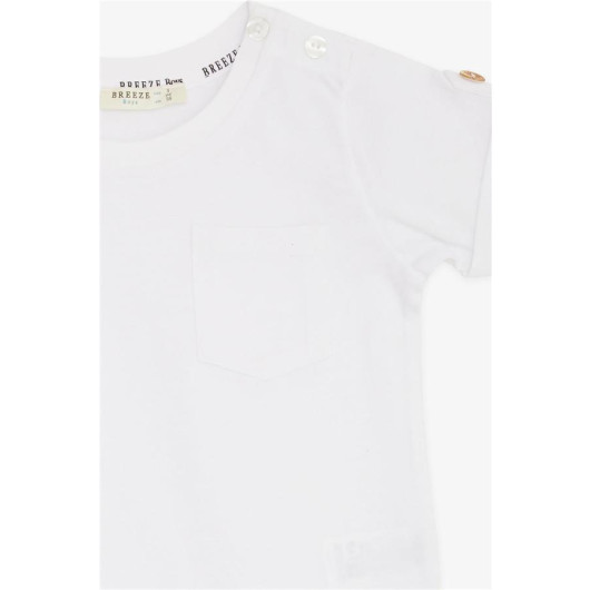 Baby Boy T-Shirt White (9 Months-3 Years)