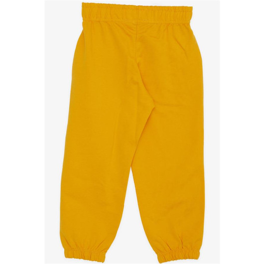 Boy Child Mustard Yellow With Bottom Lace Accessory, Elastic Waist, Pocket (1-4 Years)