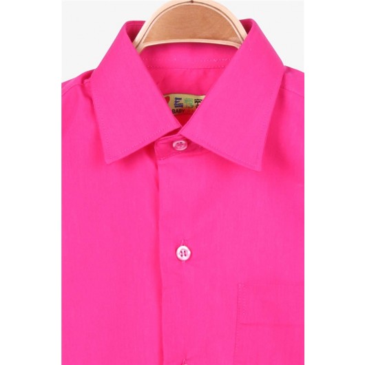 Boy Girl Shirt Basic Pink (7-13 Years)