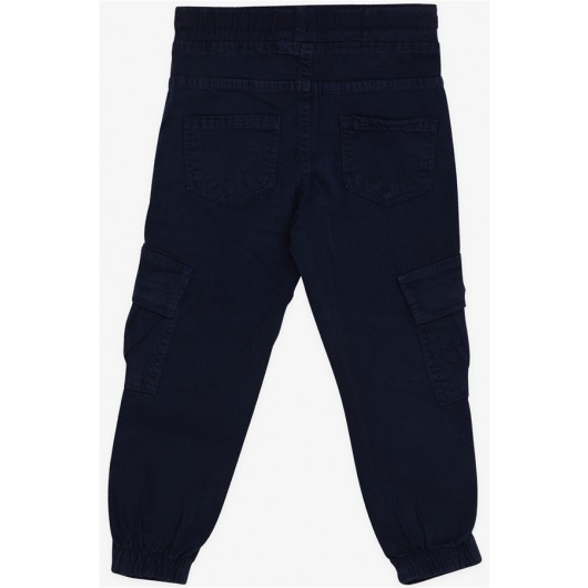 Boy Jeans Jeans Waist Wa Lacivert (3-7 Years)