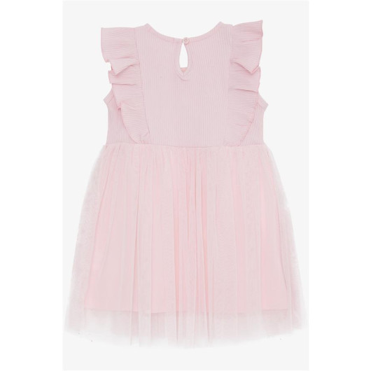 Baby Girl Dress Frilly Tulle Pink (9 Months-3 Years)