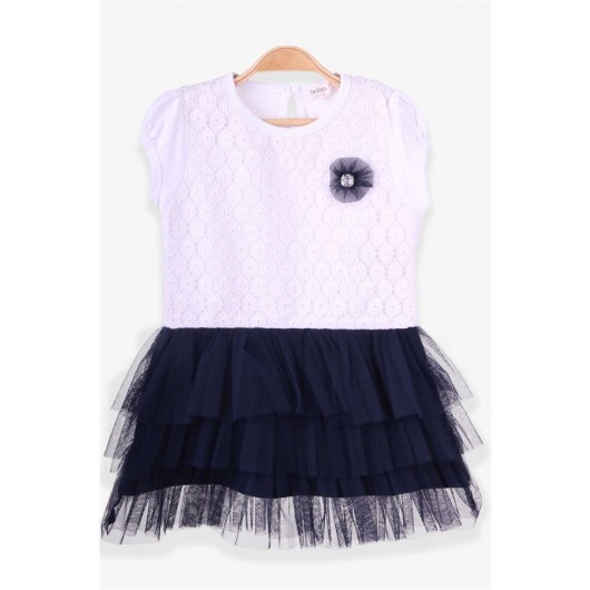 Baby Girl Dress Tulle White (9 Months-3 Years)
