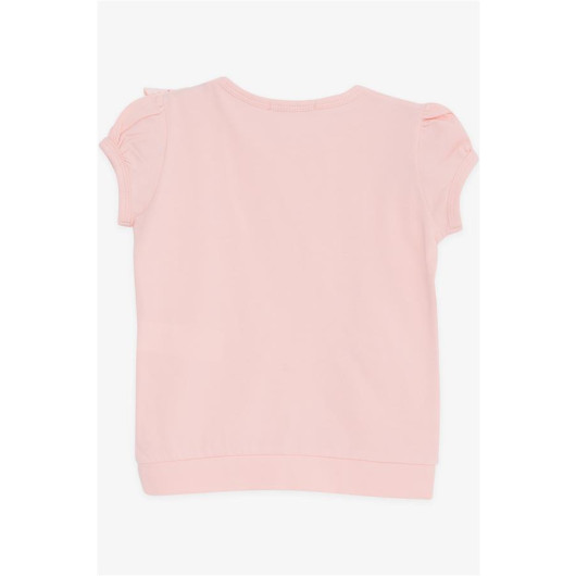Baby Girl T-Shirt Guipure Salmon (1.5-5 Years)