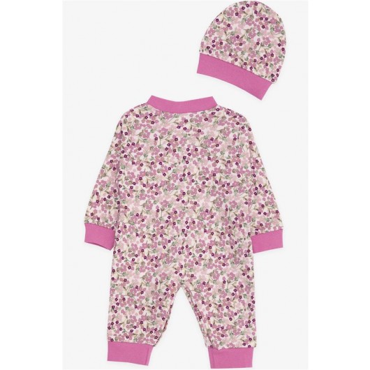 Baby Girl Rompers Floral Pattern Mixed Color (0-3-6 Months)