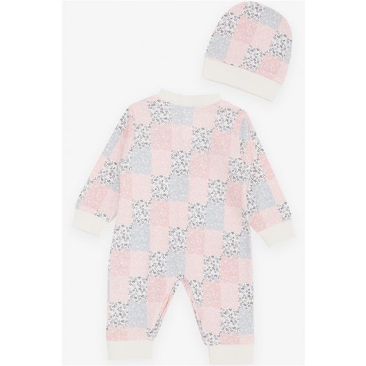 Newborn Baby Girls Floral Jumpsuit Mixed Colors (0-3Mths-6Mths)