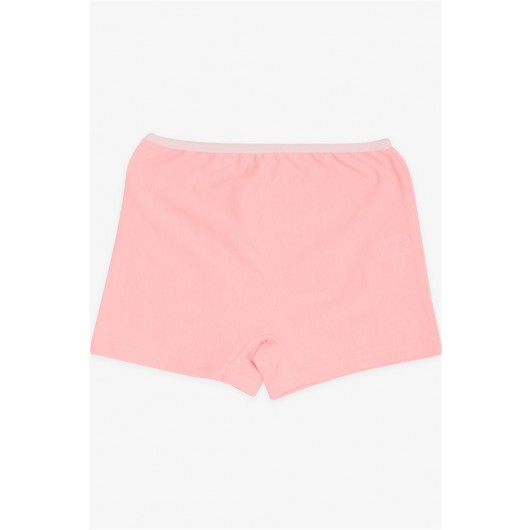 Girl's Boxer Penguin Printed Pink (7 Years)