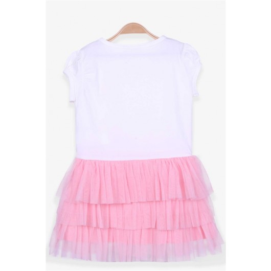 Girl Child Dress Lace Tulle Ecru (4-8 Years)