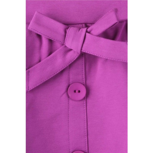 Girl Skirt Bow Purple (1.5-5 Years)