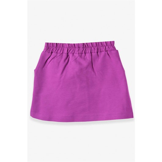 Girl Skirt Bow Purple (6-12 Ages)