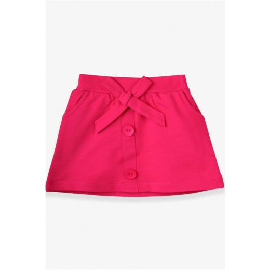 Girl Skirt Bow Fuchsia (6-12 Ages)