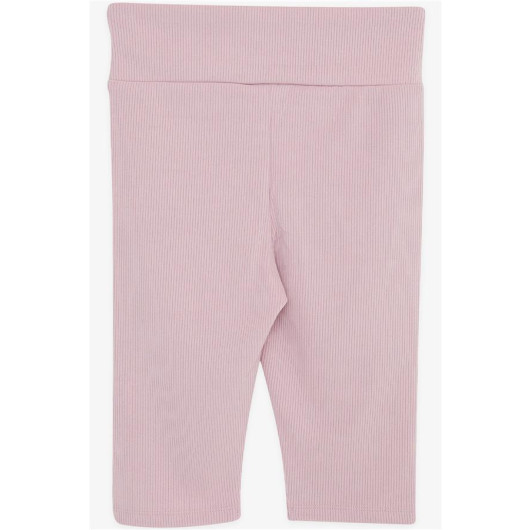 Girl's Capri Tights Lilac (9-14 Years)