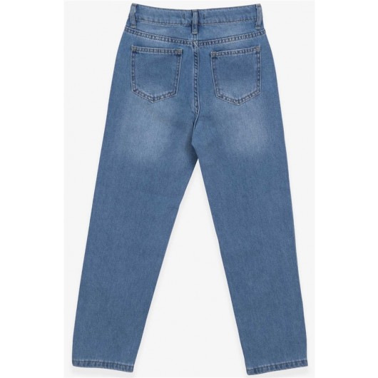 Girls' Light Blue Jeans (10-14 Years)